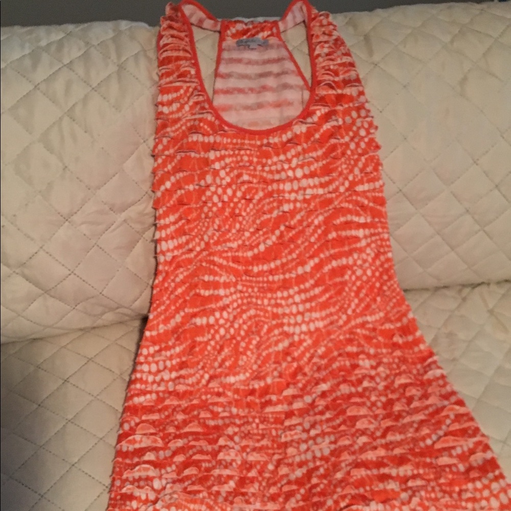 Arden B Light ruffled dress